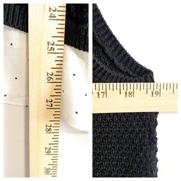 NWT Loft black knit shell with underlay - Picture 9 of 9